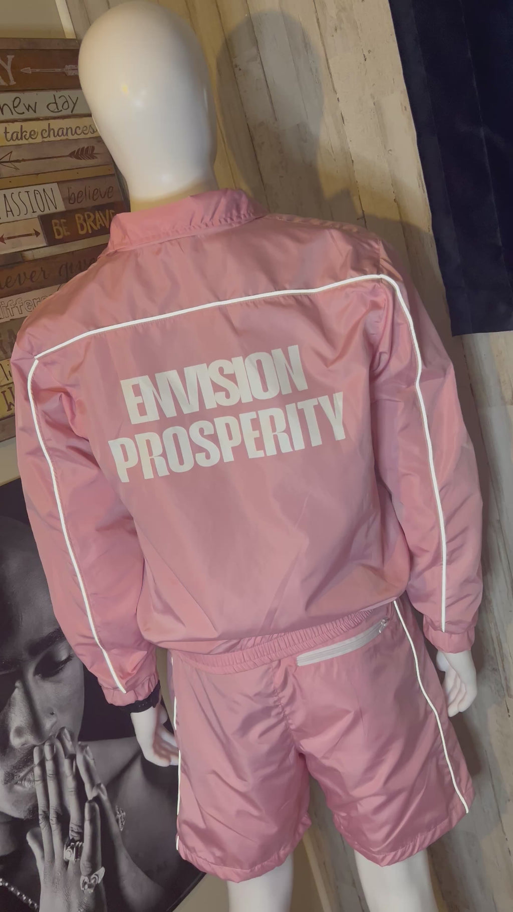 “BUILT RESILIENCE” PINK MEN SET